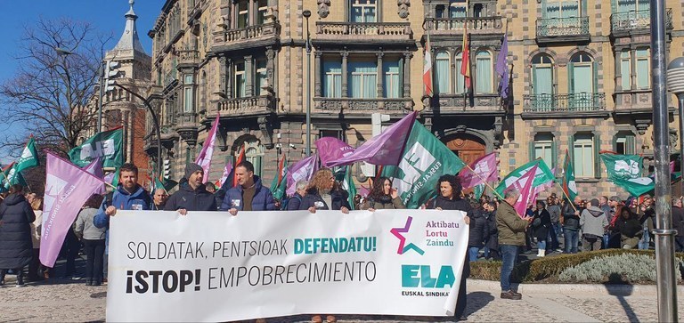 Estatuan adostutako LGSak ez die erantzuten Hego Euskal Herriko langileen premiei