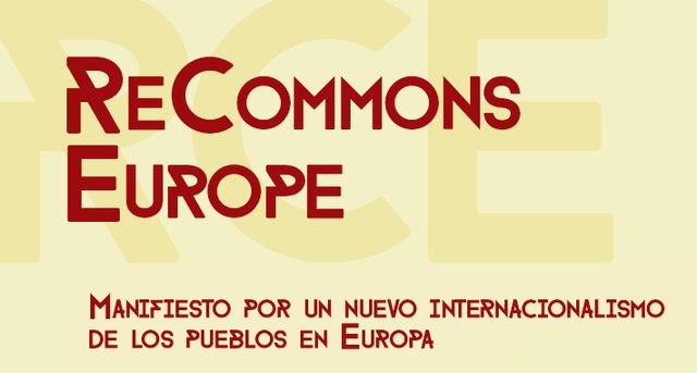 Recommons manifestua, Europarako alternatiba erradikala