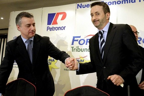 Urkulluren gobernua eta EAJ Petronor eta gainerako energia enpresa eta bankuak zerga gutxiago ordain ditzatela lanean ari dira