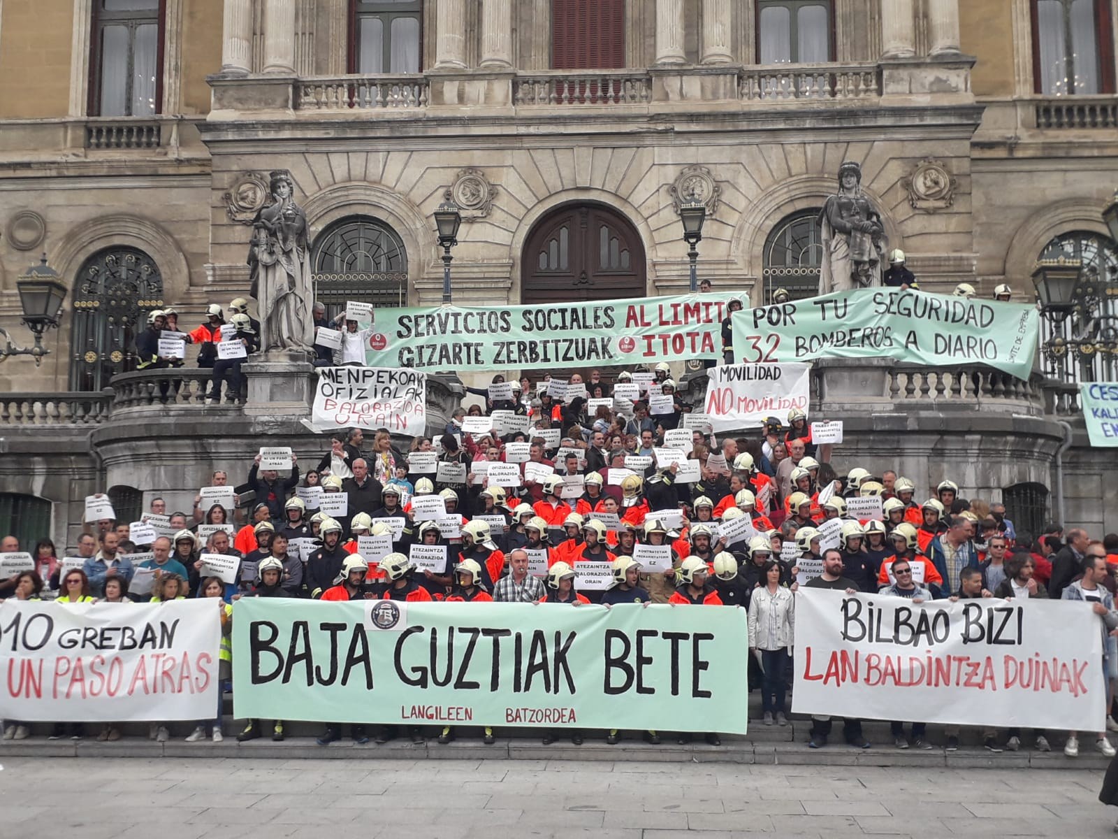 Bilboko udalean, enplegu duina, zerbitzu publiko duinak eskaintzeko