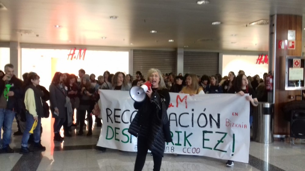 Bizkaiko H&M dendatan lanuzteak izango dira larunbatero