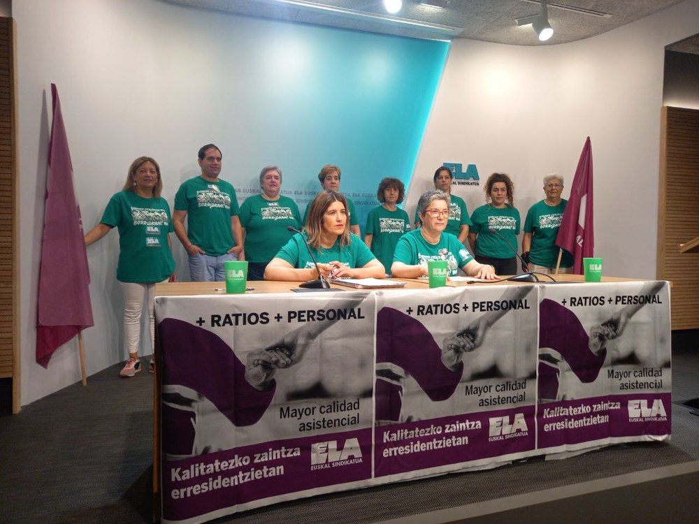 Maiatzaren 30ean, beste greba egun bat Bizkaiko zahar-etxeetan