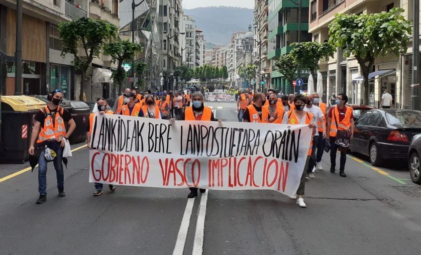 Tubacex, Petronor, UTE Bilboko Argiak, PCB, Novaltia eta H&M enpresetako enpleguaren aldeko manifestazioa