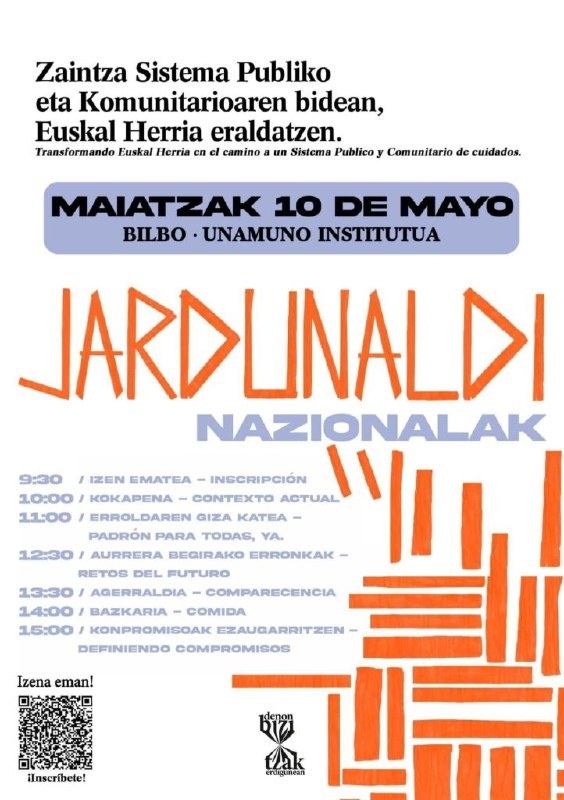 ELAk parte hartuko du zaintzaren inguruko jardunaldietan
