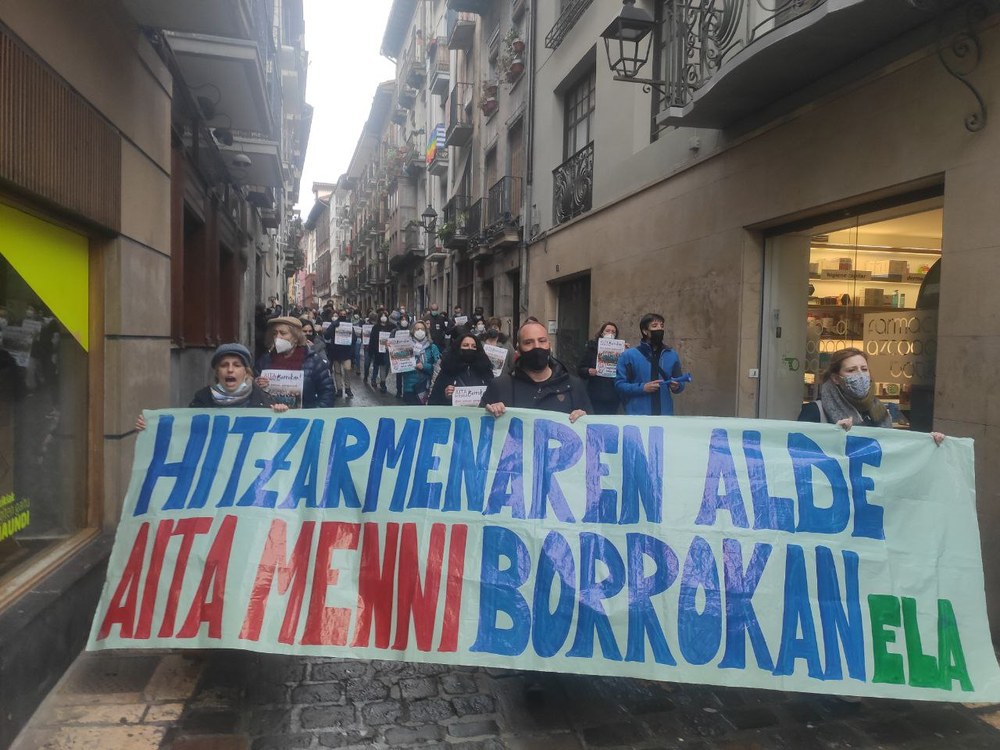 ELAk mobilizazioekin jarraituko du Aita Mennin, enpresak pausorik ematen ez badu