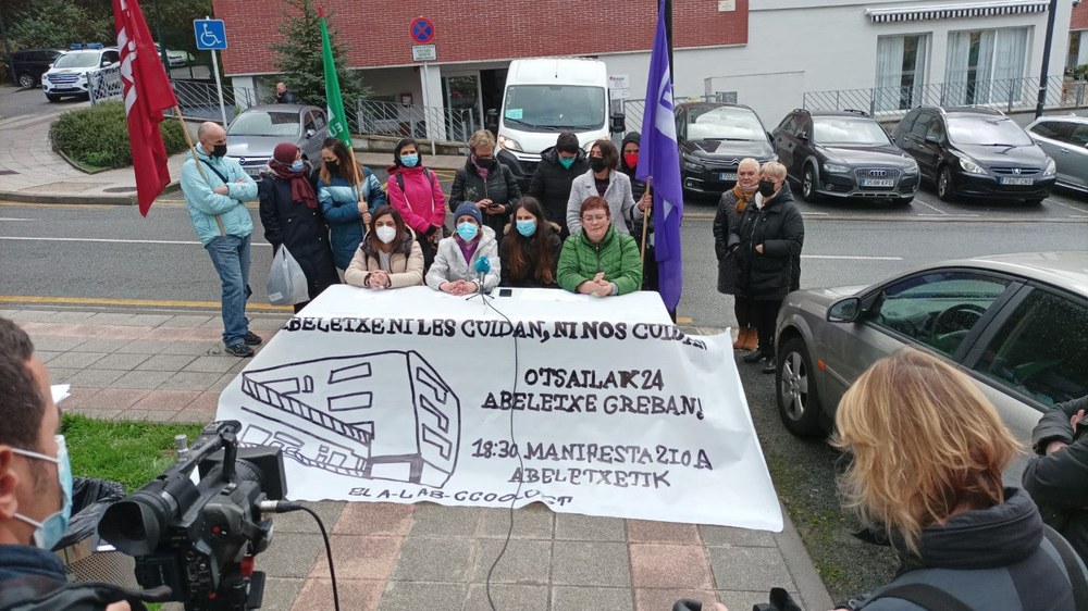 Ermuko Abeletxe egoitzan hiru greba egun deitu dituzte: otsailak 24 eta martxoak 10 eta 24