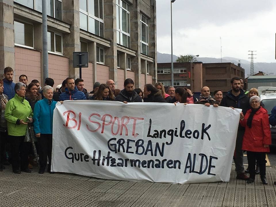Bi SPORTeko langileak greban