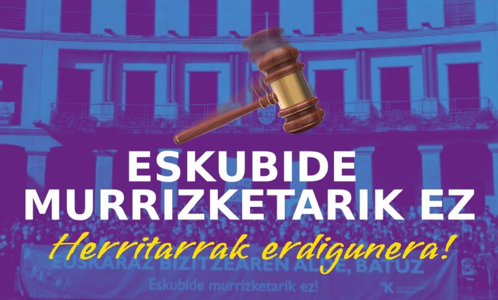 Auzitegi Konstituzionalak Udaletako langile eta zinegotzi euskaldunak erdaraz aritzera behartu ditu