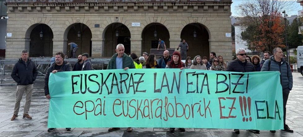 CCOO sindikatua euskaldunon hizkuntz eskubideen aurkako “Manos Limpias” bilakatu da