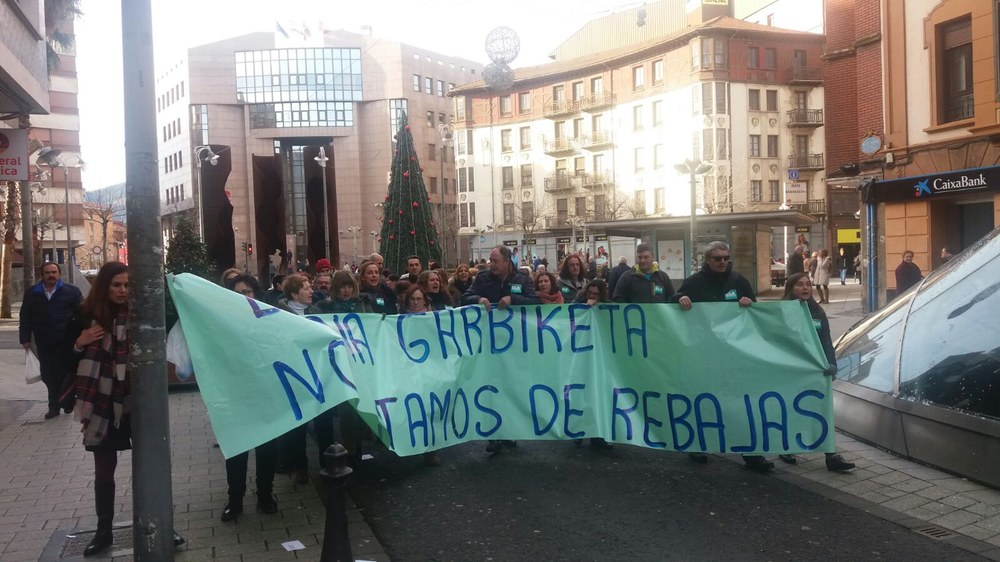 Barakaldon garbiketa sektoreko langileen kontzentrazioa