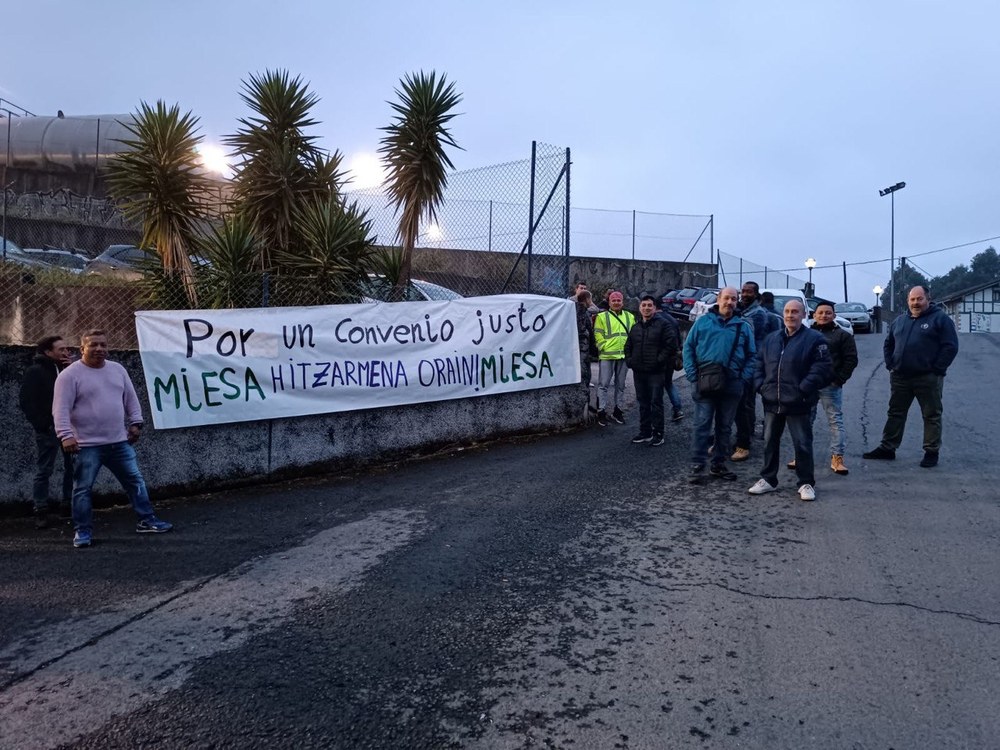 Bederatzi greba egun egingo dituzte, enpresak ez duelako hitzarmena berritu nahi