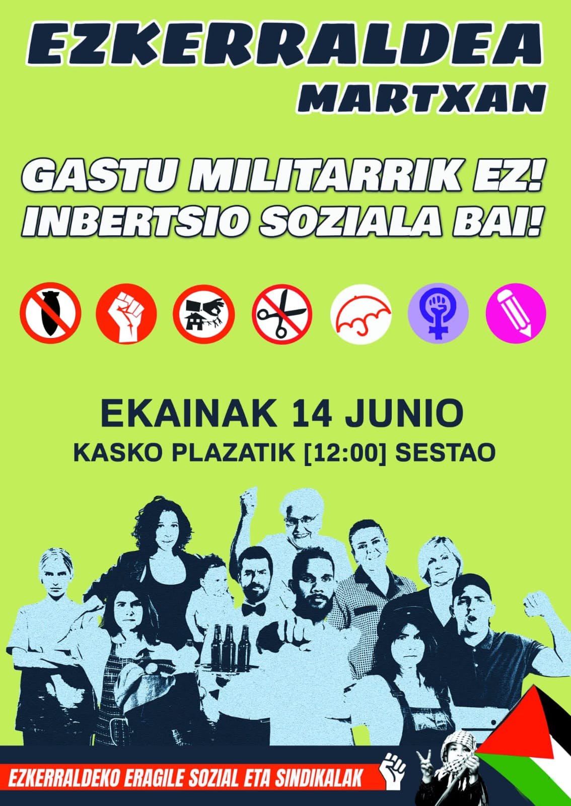 ELAk bat egingo dut larunbat honetan Ezkerraldeko Martxarekin ELAk bat egingo dut larunbat honetan Ezkerraldeko Martxarekin