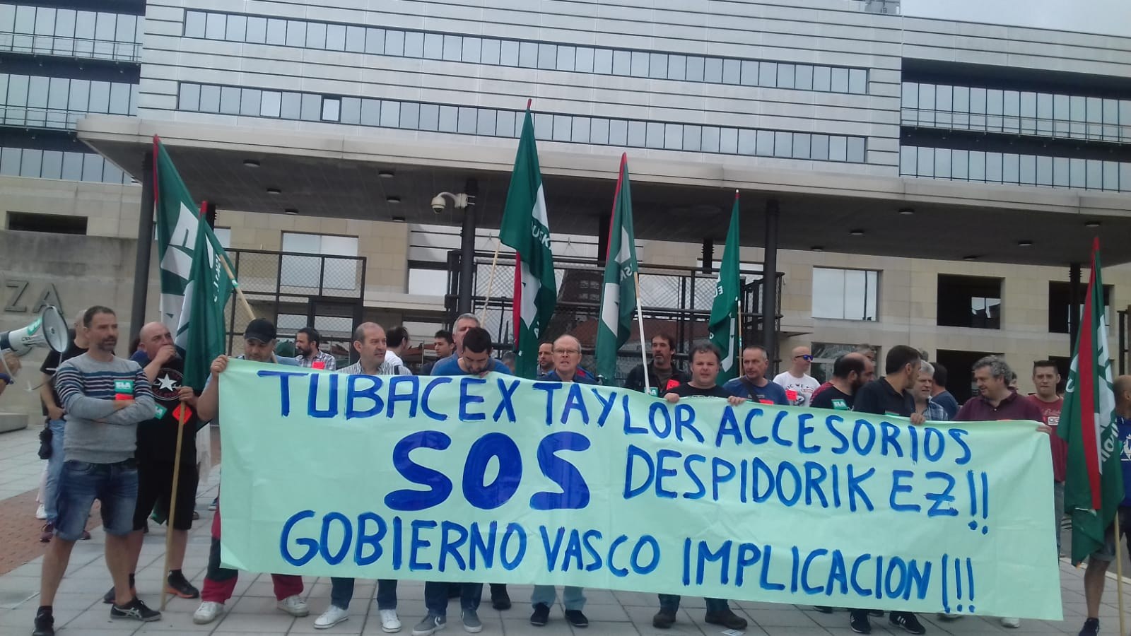 Tubacexeko langileen elkarretaratzea