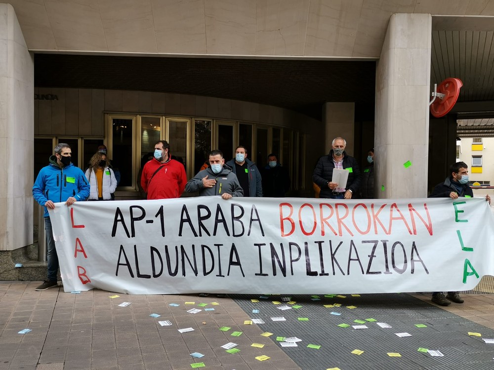 Arabako Concesionaria AP1eko langileek grebara deitu dute abendurako