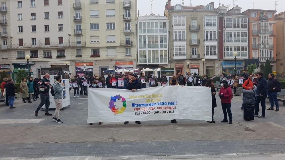 Bigarren mobilizazio eguna Arabako Esku-hartze Sozialean
