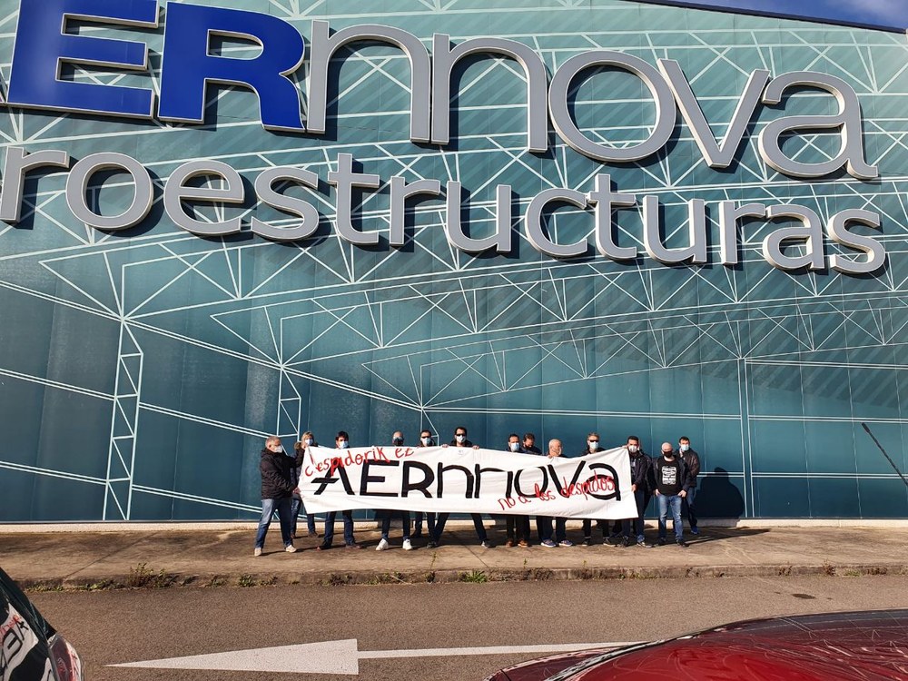 Kaleratzeak Aernnova Aeroestructuras Alava enpresan