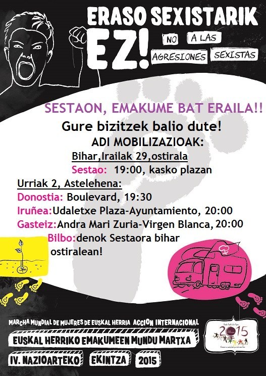 Beste emakume bat erail dute Sestaon! Aski da!