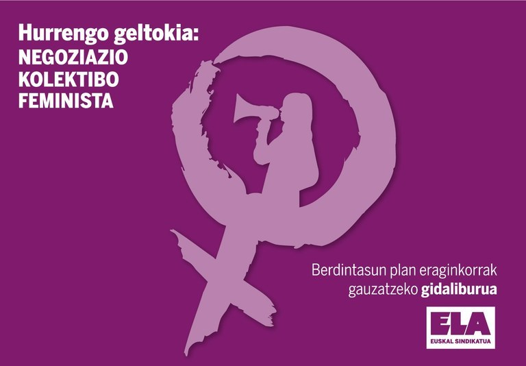 ELAk garbikuntzaren sektorean erreferentzia izango den lehen berdintasun-plana adostu du ELAk garbikuntzaren sektorean erreferentzia izango den lehen berdintasun-plana adostu du