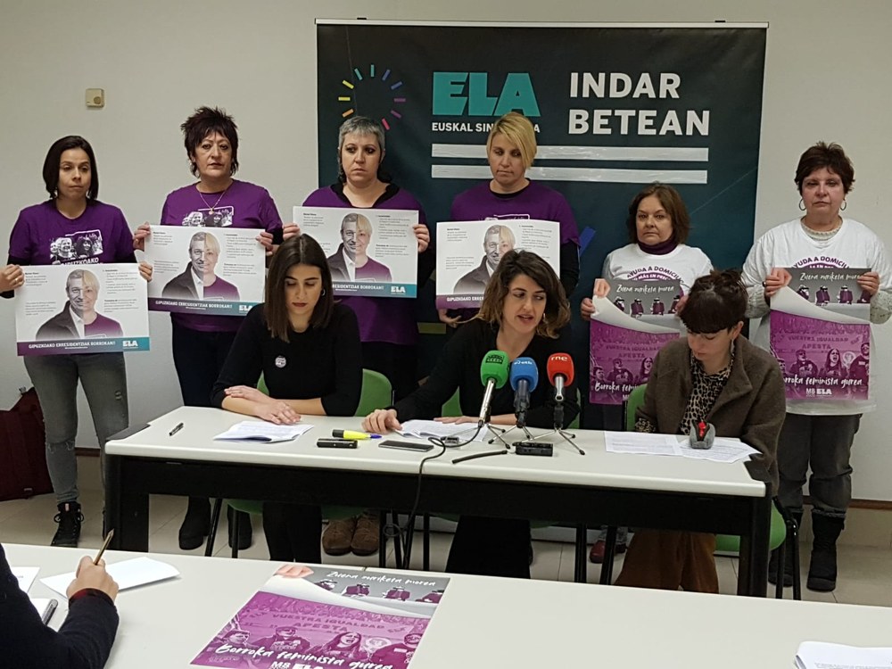 ELAk irudi politika gutxiago (zuritze morea) eta emakumeen benetako berdintasuna lortzeko jarduera zehatz gehiago eskatu dizkie erakundeei