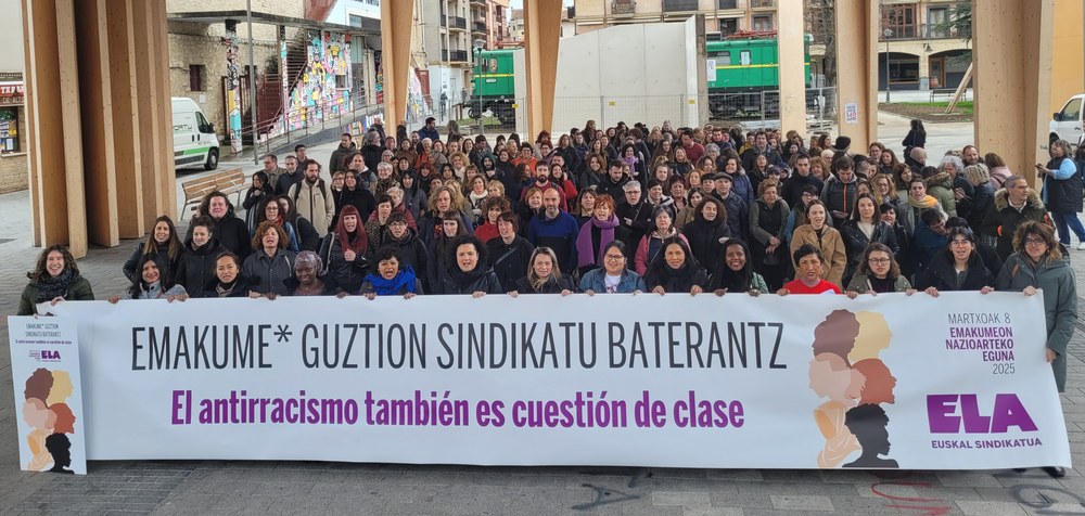 ELAk lan munduko borroka feminista antiarrazistak aztertu ditu Altsasun egindako jardunaldian