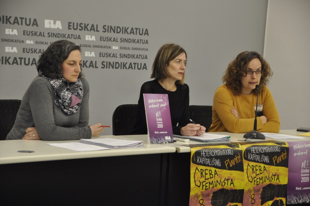 Martxoaren 8an ere borroka sindikala eta feminista elkartuko ditugu