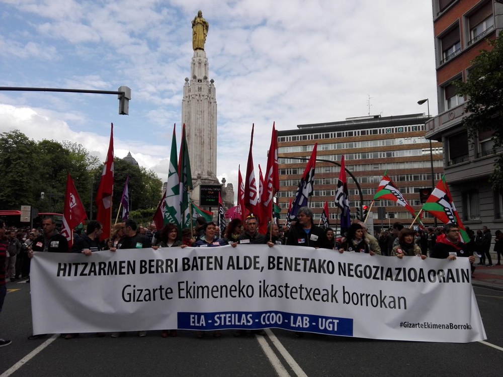 EAEko Gizarte Ekimeneko ikastetxeetako grebak jarraipen zabala izan du