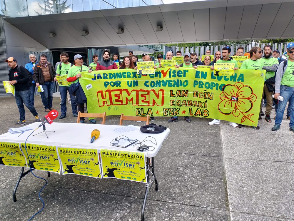 Astelehenean bi hilabete beteko dira greba mugagabea hasi zenetik