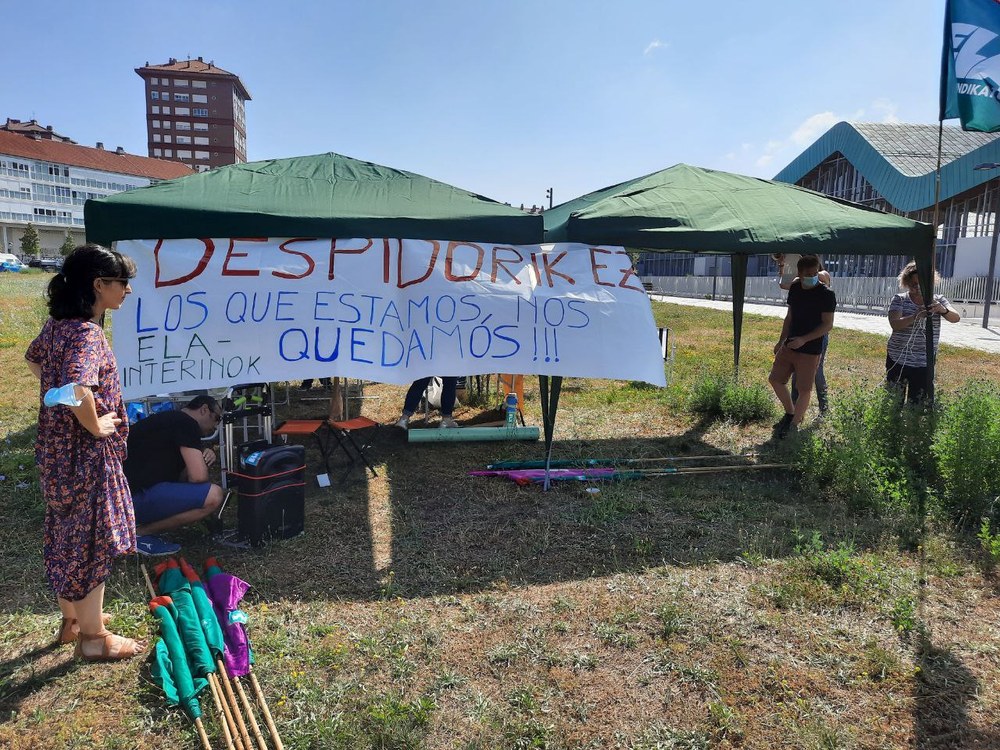Behin-behinekotasunari buruzko Errege Lege Dekretuaren aurkako mobilizazioak Lakuan