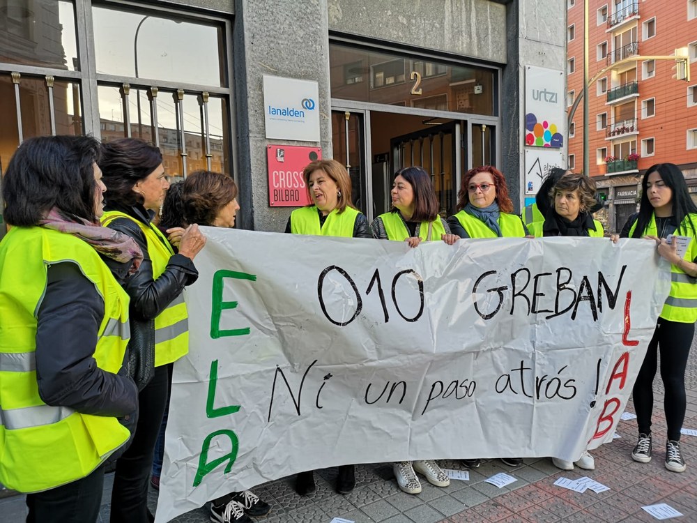 Greba Bilboko Udalaren 010 zerbitzuan
