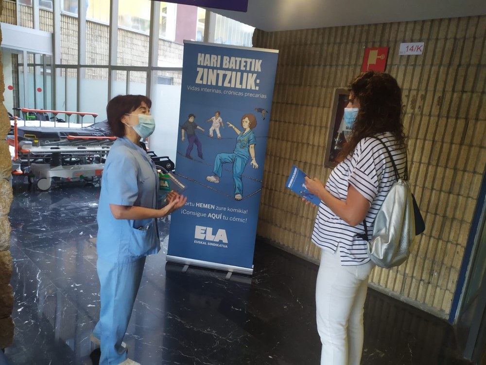 ELAk 15.000 lanpostu baino gehiago finkatzeko kanpaina abiarazi du Osakidetzan