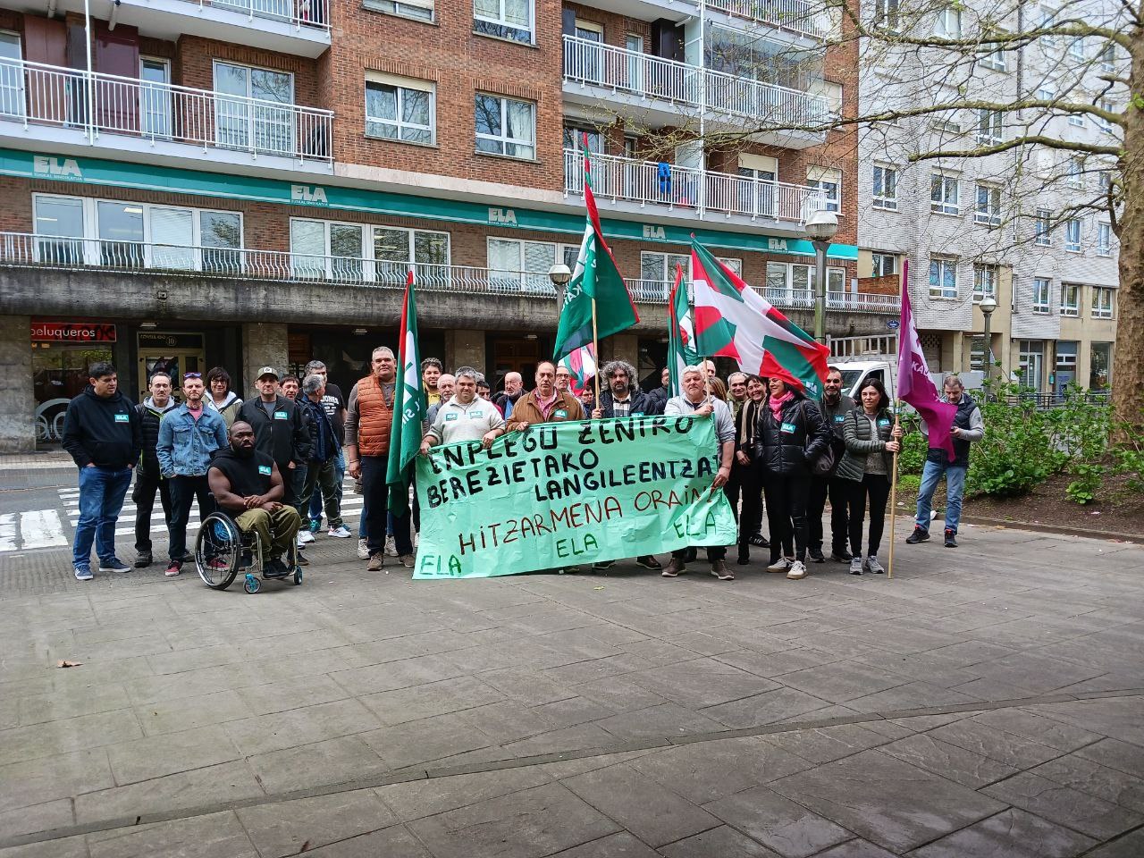 ELAk elkarretaratzea egin du desgaitasuna duten pertsonen lan baldintzak hobetzeko