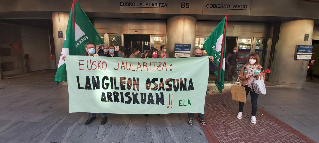 ELAk langileen osasuna babestea exijitu dio Eusko Jaurlaritzari