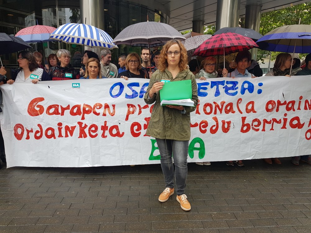 Osakidetza Garapen Profesionaleko epaia betetzera behartu dezala eskatu dio ELAk Gasteizko Epaitegiari