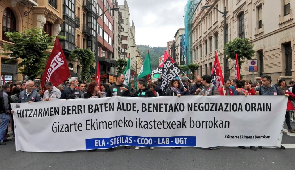 Gizarte Ekimeneko ikastetxeetako sindikatuek bilera berri batera deitu dituzte patronala eta Hezkuntza Saila Gizarte Ekimeneko ikastetxeetako sindikatuek bilera berri batera deitu dituzte patronala eta Hezkuntza Saila