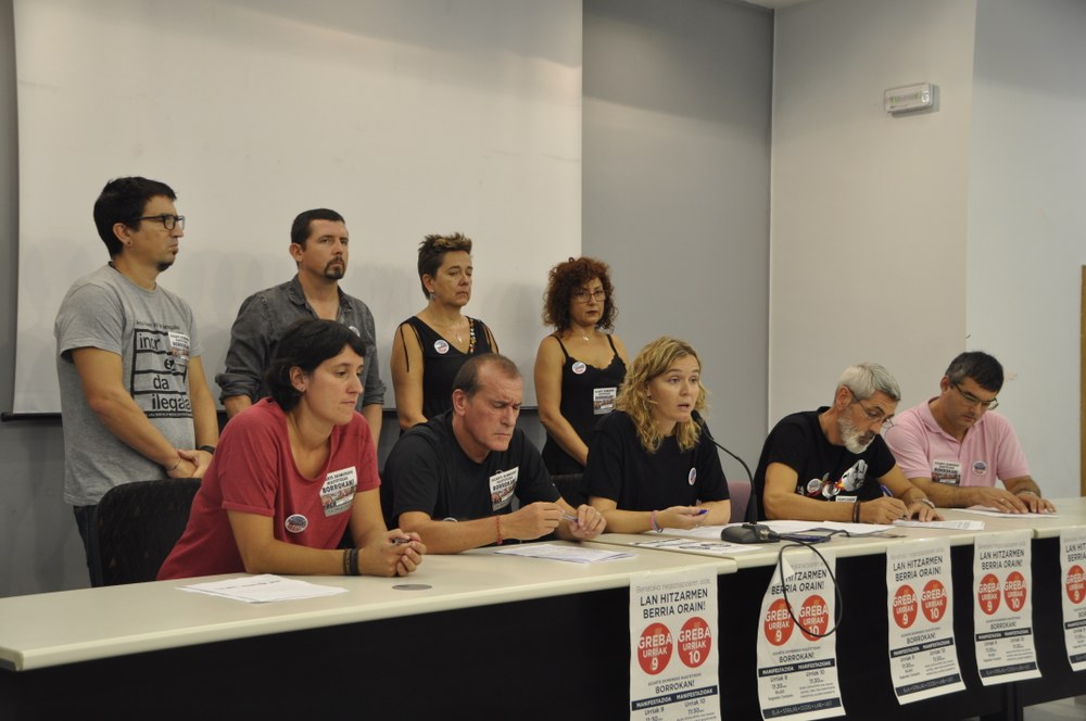 Gizarte Ekimeneko ikastetxeetan lanuzteak egingo dira urriaren 9 eta 10ean