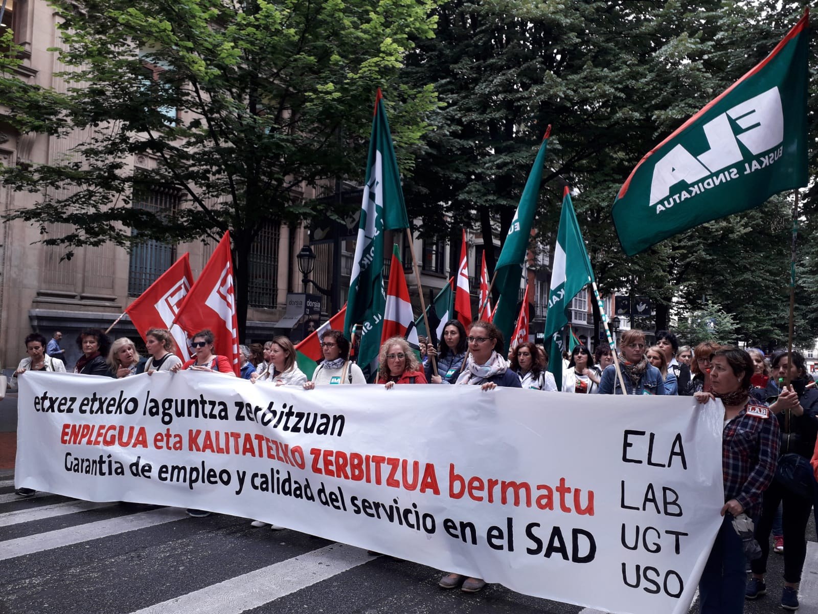 Lanuzteak Bizkaiko Etxez Etxeko Laguntza Zerbitzuan