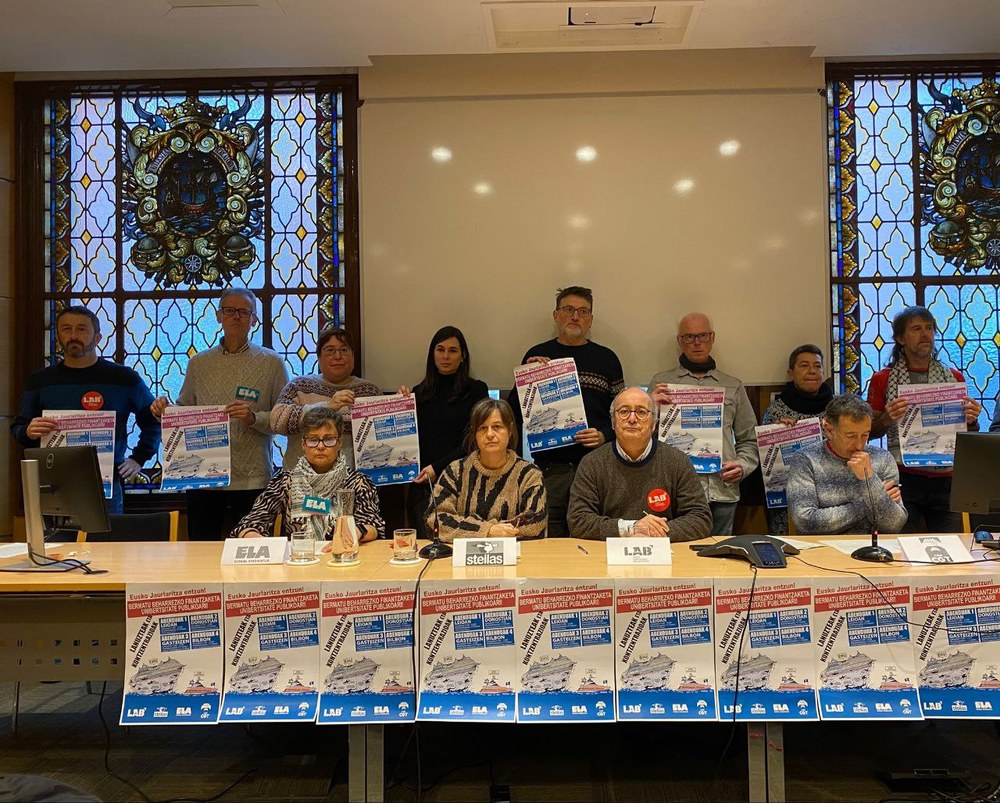 Lanuzteak iragarri dituzte unibertsitatean finantziazio handiagoa eskatzeko