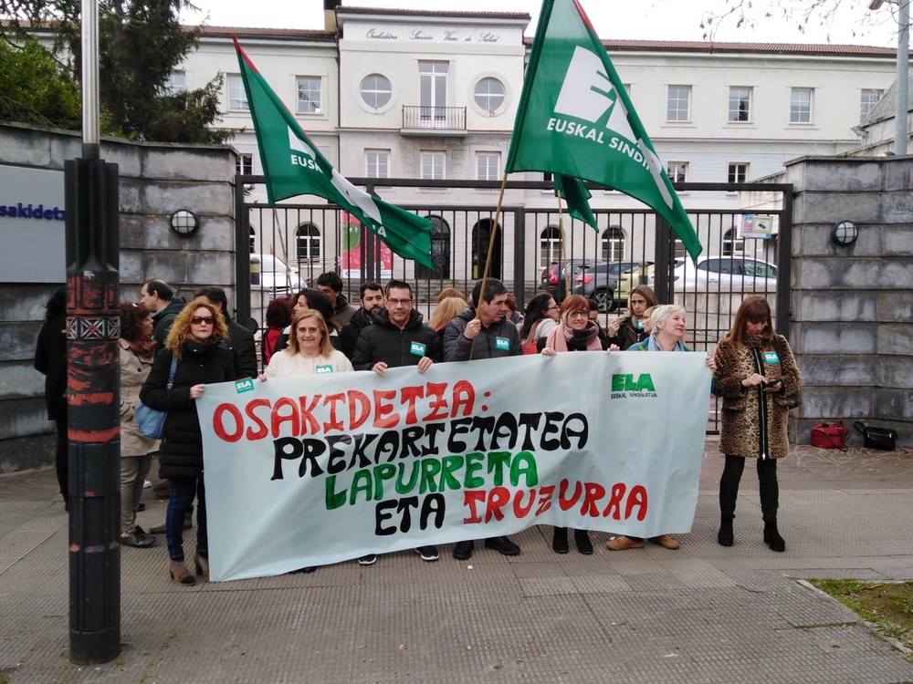 Osakidetzak ez du Garapen Profesionaleko atzerakinak ordaintzeko borondaterik