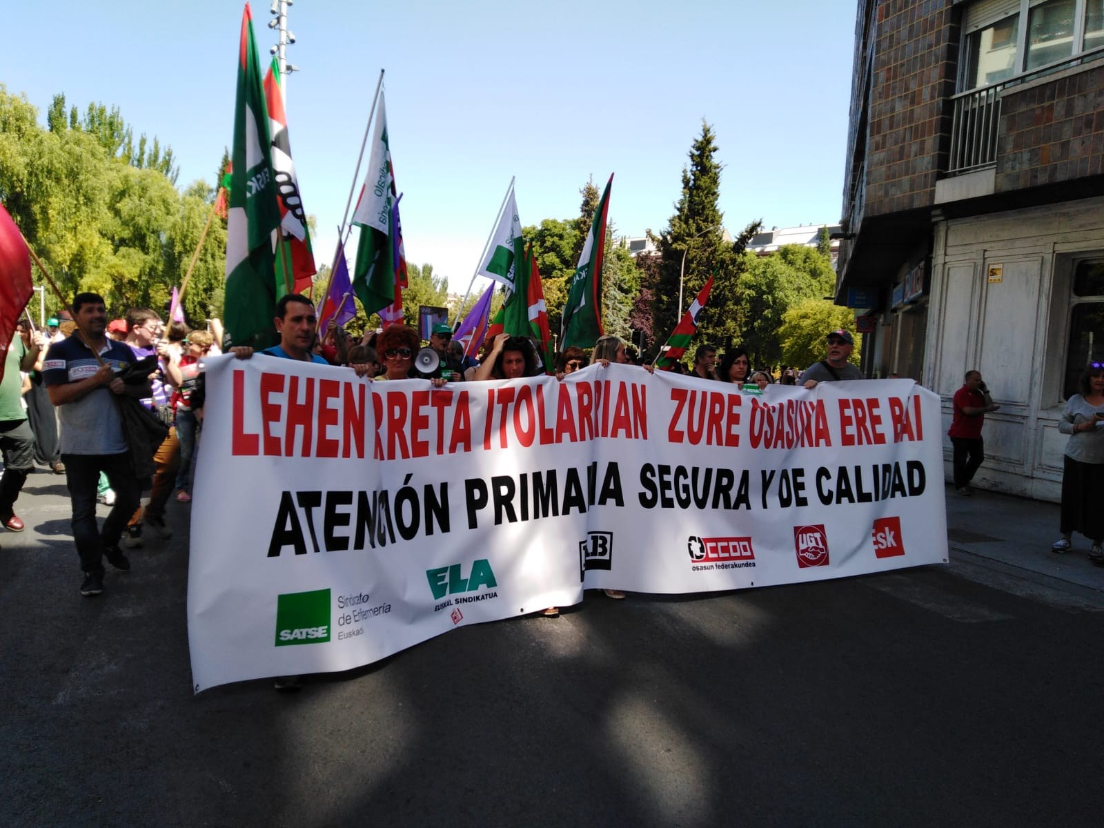 Osakidetzako Lehen Arretako hirugarren greba deialdiak ere oso jarraipen zabala izan du