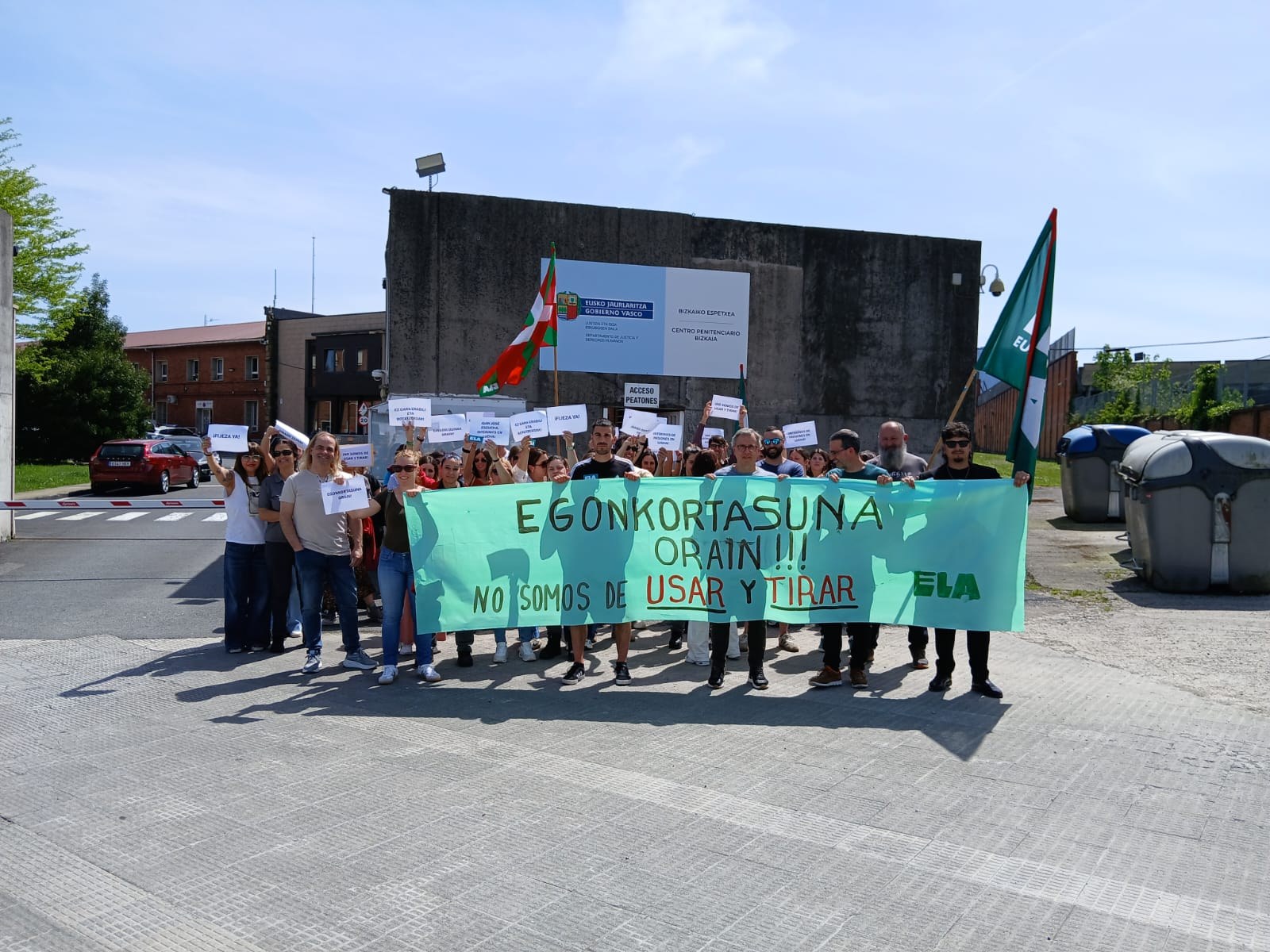Protesta esperientzia kontuan hartzen ez duen EPEa salatzeko