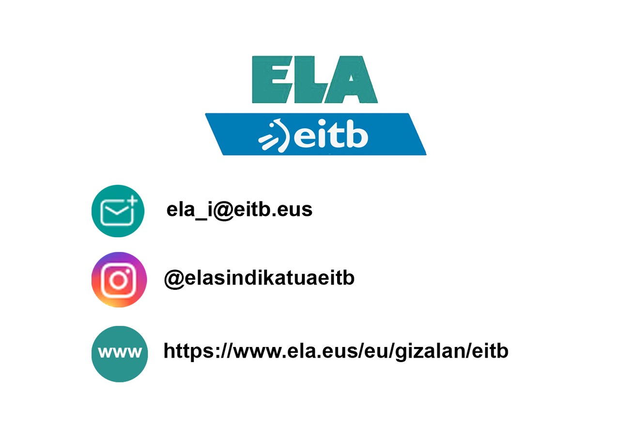 ELA EITB komunikazio kanal berriak martxan digtugu