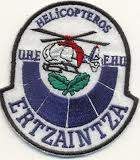 Helikopteroen arloa, itzaltzen ari den garra