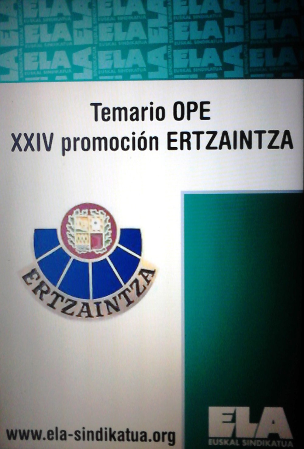 XXIV. Promozioa. Eskuliburua