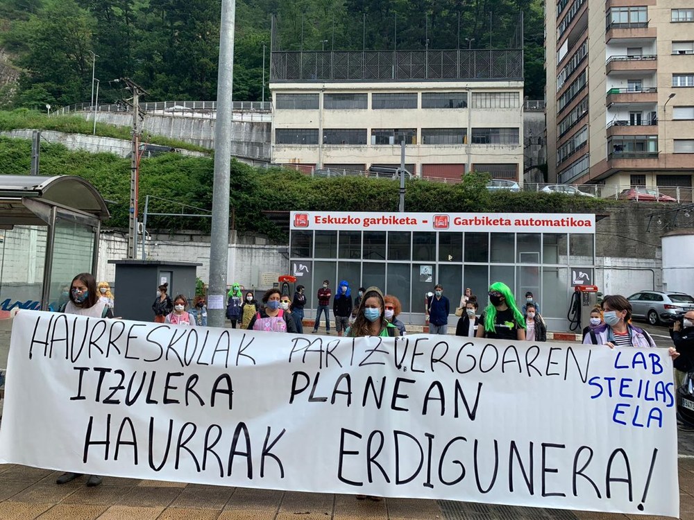ELA, LAB eta STEILASek Haurreskolak Partzuergoari 2020-2021 ikasturtearen hasierarako prebentzio plangintza egitea, baliabideak handitzea eta ratioak murriztea eskatu diote