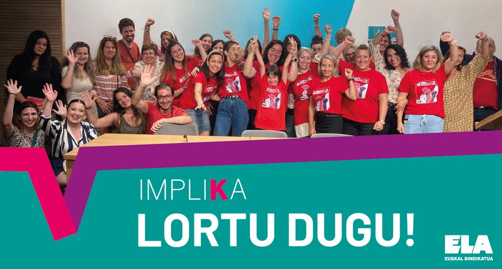 ELAk akordioa lortu du Implikan lanera itzultzeko eskubidearekin zein kalte ordain handiagoekin