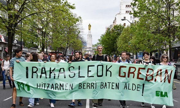 ELAk akordioaren sinatzaileak animatu ditu euren sinadura atzera botatzera eta greba berriz aktibatzera