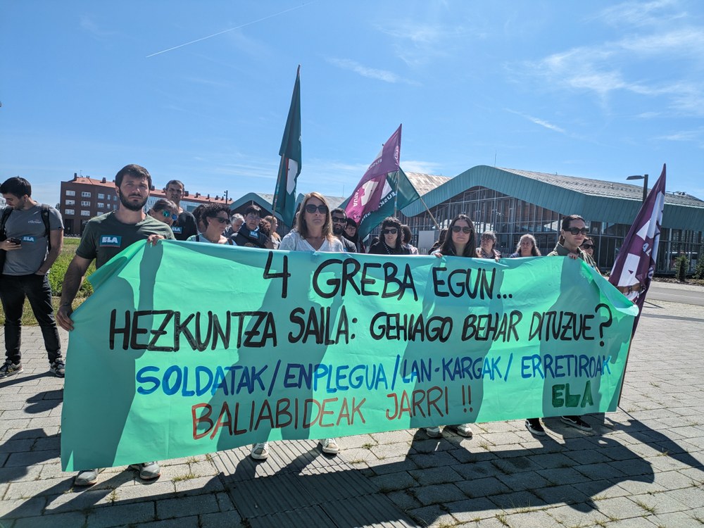 ELAk ez du sinatu EAEko Hezkuntza Sailak irakasle publikoentzako egindako proposamena
