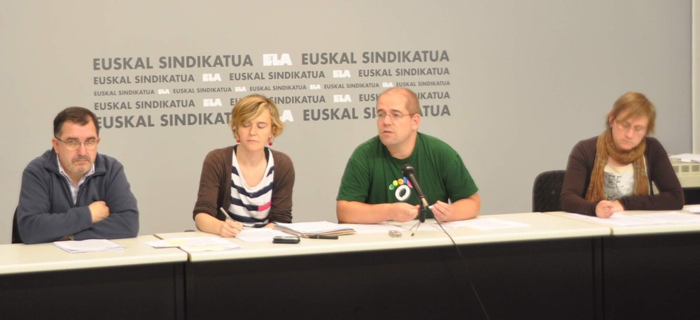 UPV-EHUko aurrekontuetan eginiko murrizketak salatzen ditu ELAk