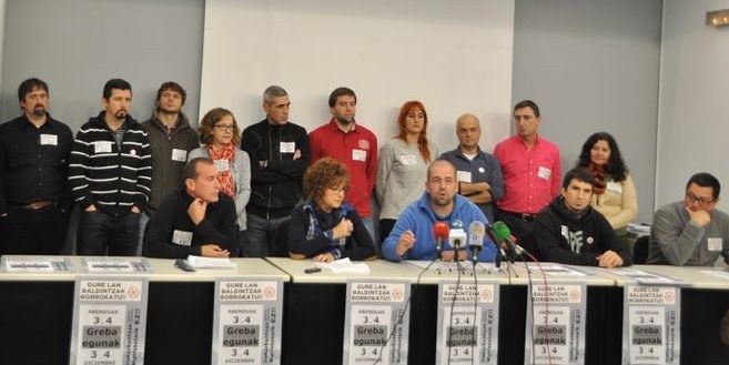 Greba deialdi berria Gizarte Ekimeneko ikastetxeetan abenduaren 3 eta 4rako