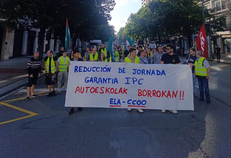 Jarraipen zabala lehen greba egunean